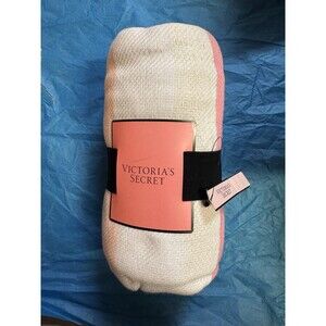 Victoria’s Secret Beach Throw Blanket Pastel Stripe NWT One Size  Summer Travel